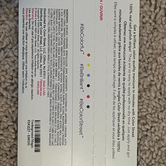 Color Street Silver Nail Polish Strips Underground Magic BUNDLE TO SAVE - Picture 2 of 2